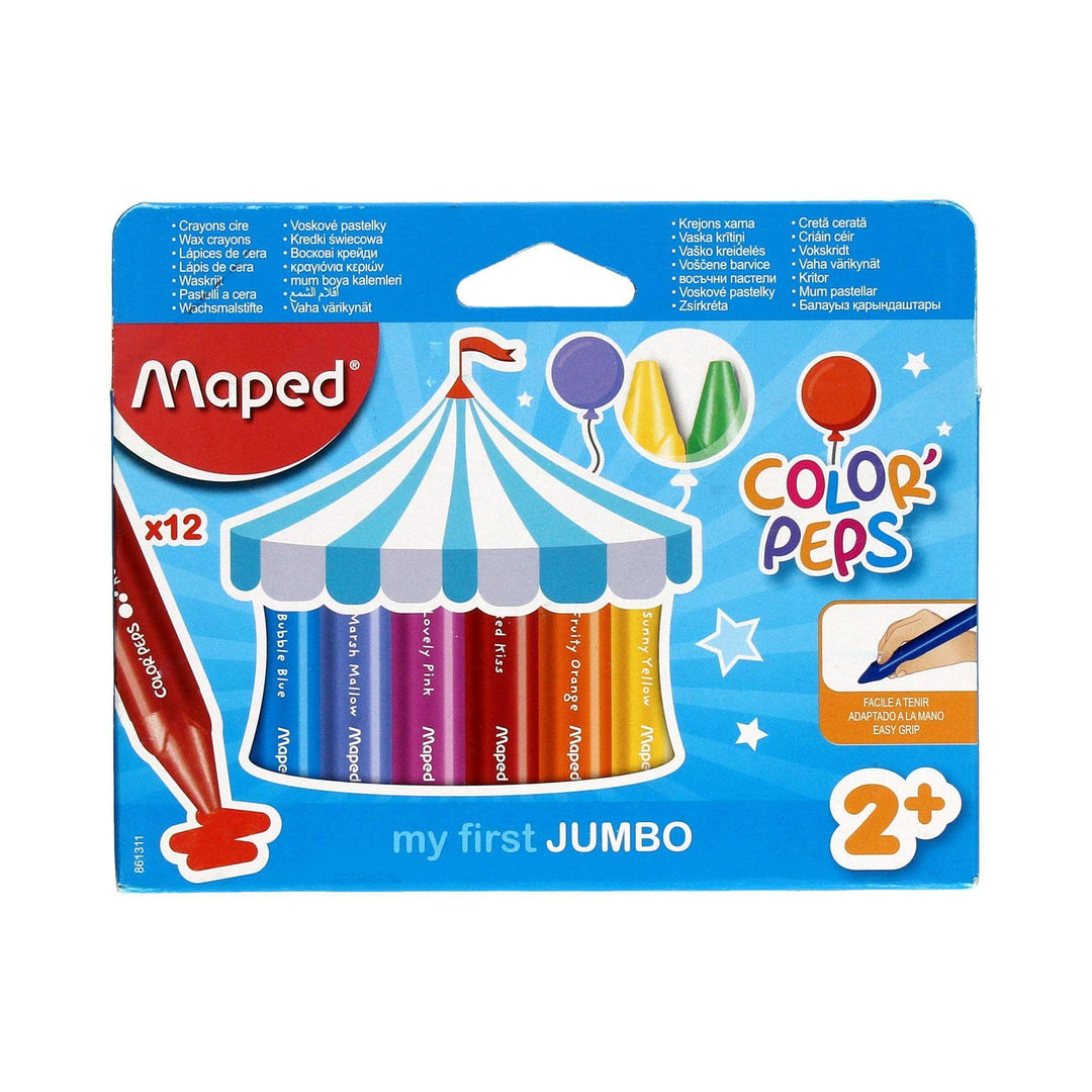 Maped Kredki woskowe dla maluszków 12 kolorów Jumbo Colorpeps