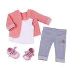 Our Generation Zestaw ubranek dla lalek - My Lucky Jeans - 4kidspoint.pl