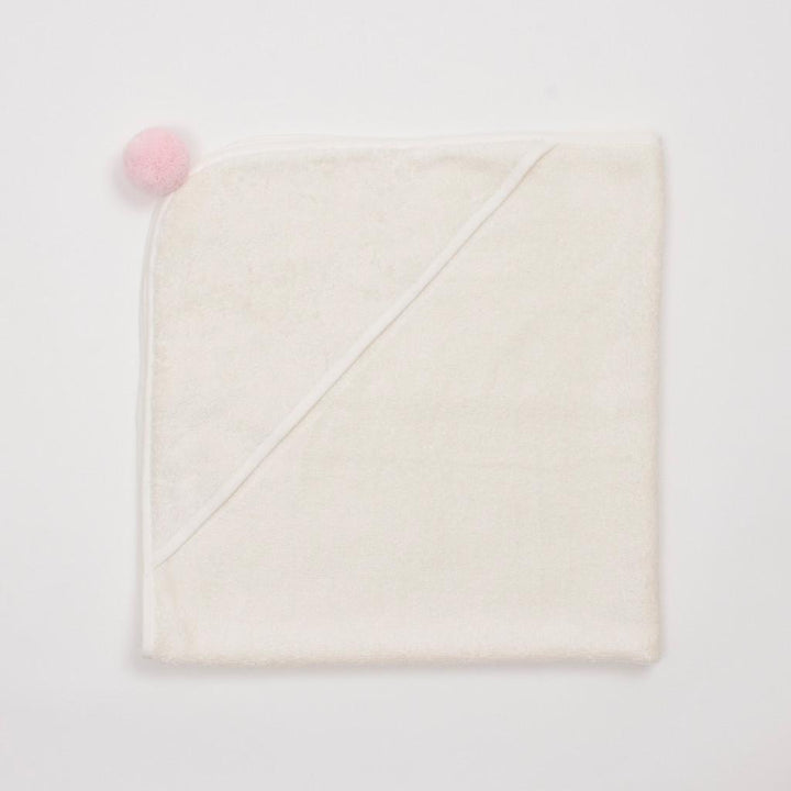 Bim Bla Bambusowy ręcznik dla niemowlaka różowy