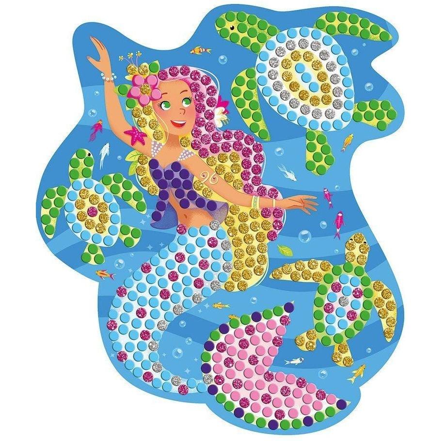 Janod Zestaw kreatywny Mozaika Delfiny i syreny 7+ - 4kidspoint.pl