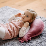 La Millou Kura Babci Dany Poduszka do karmienia Velvet Collection Papaya