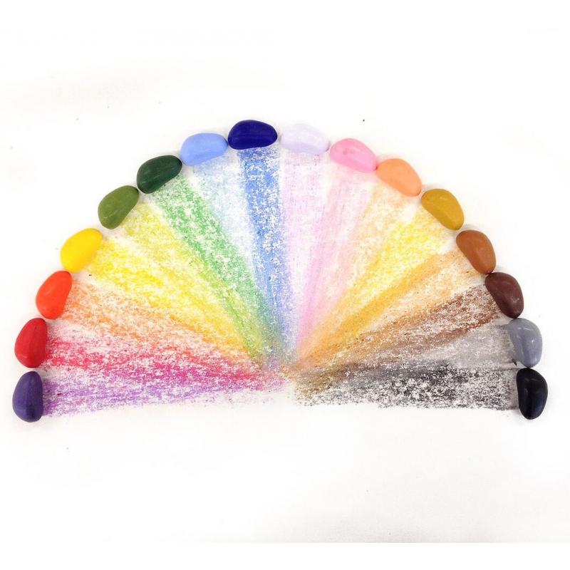 Crayon Rocks Kredki woskowe w bawełnianym woreczku 32 kolory