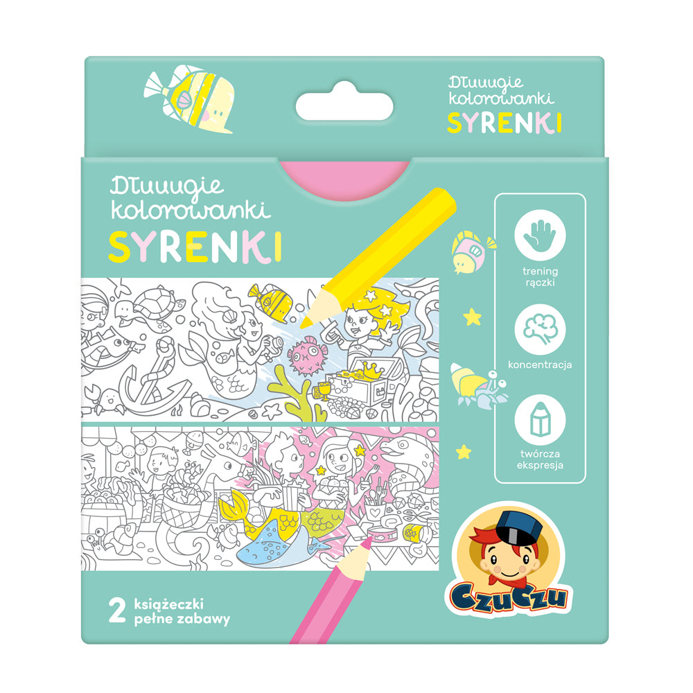 Czuczu Kolorowanki dla dzieci Syrenki - 4kidspoint.pl