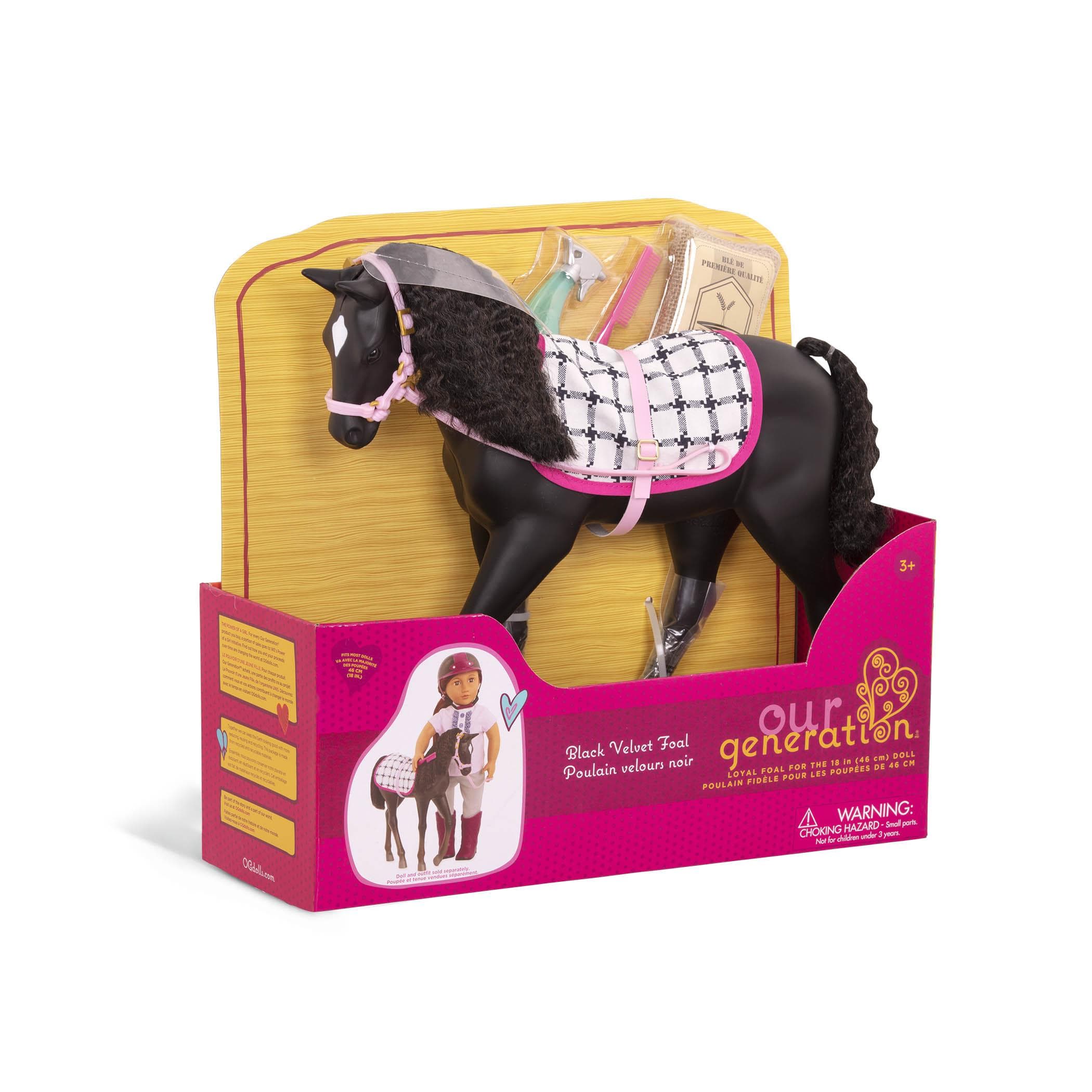 Our Generation Źrebak - Black Velvet  Foal - 4kidspoint.pl