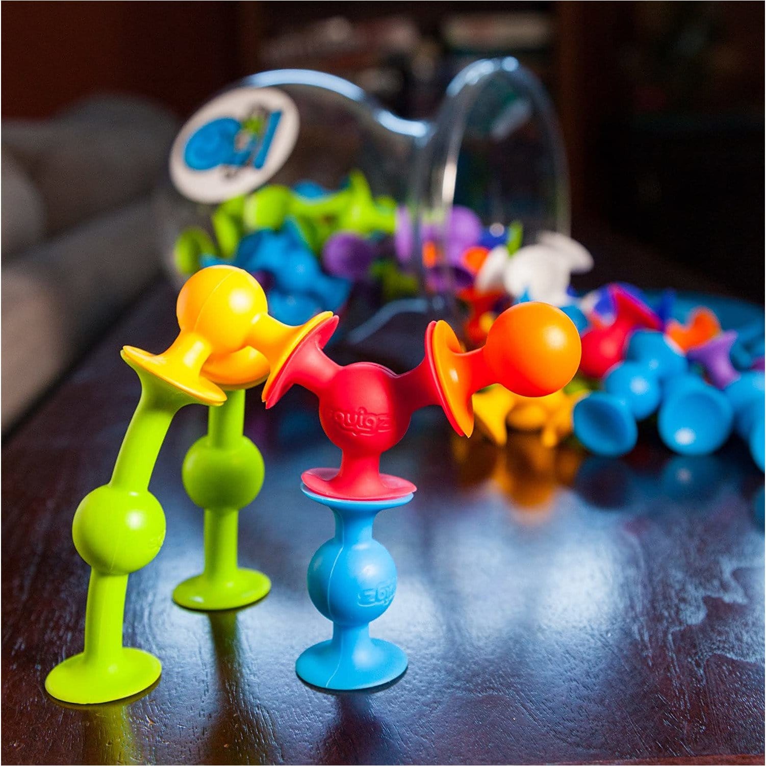 Fat Brain Toys Przyssawki silikonowe 44 szt.