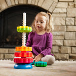 Fat Brain Toys Zakręcona Wieża Piramida SpinAgain