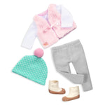 Our Generation Zestaw ubranek dla lalek - Fuzzy  Feelings - 4kidspoint.pl