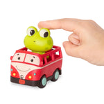 B.Toys seria Land of B. Miękkie autko sensoryczne busik z żabką
