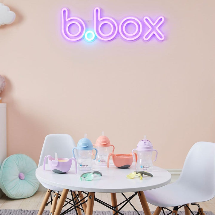 b.box Pierwsze sztućce dla niemowląt Bubblegum by Gelato