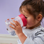 b.box Kubek treningowy picie jak ze szklanki 240 ml malinowy - 4kidspoint.pl