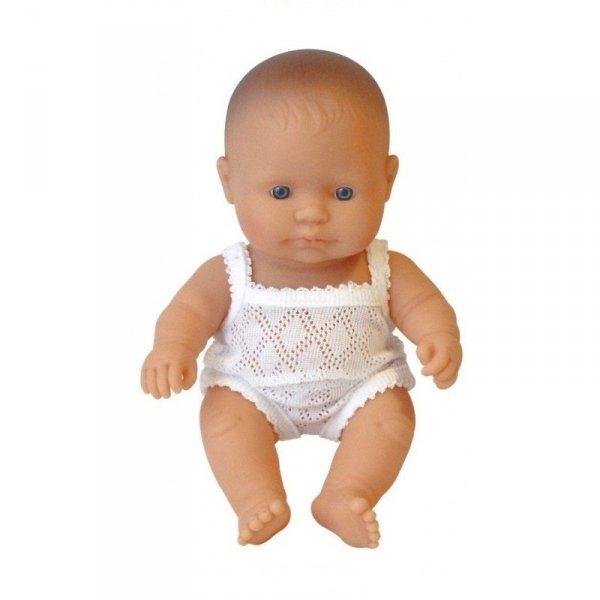 Miniland Mini lalka dzidziuś dziewczynka Europejka 21 cm