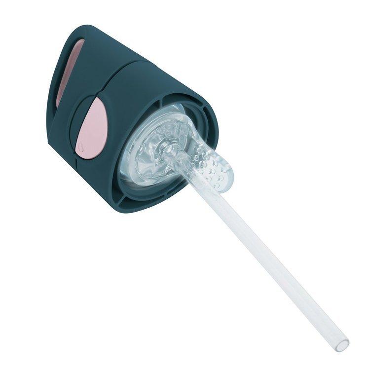 b.box Tritanowa butelka bidon ze słomką 450 ml Indigo Rose - 4kidspoint.pl