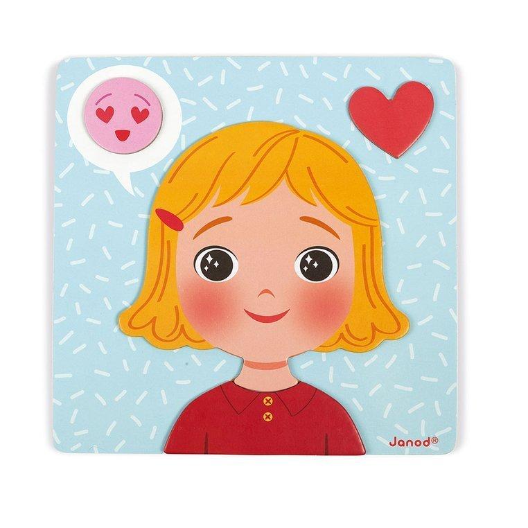 Janod Magnetyczna układanka Emocje - 4kidspoint.pl
