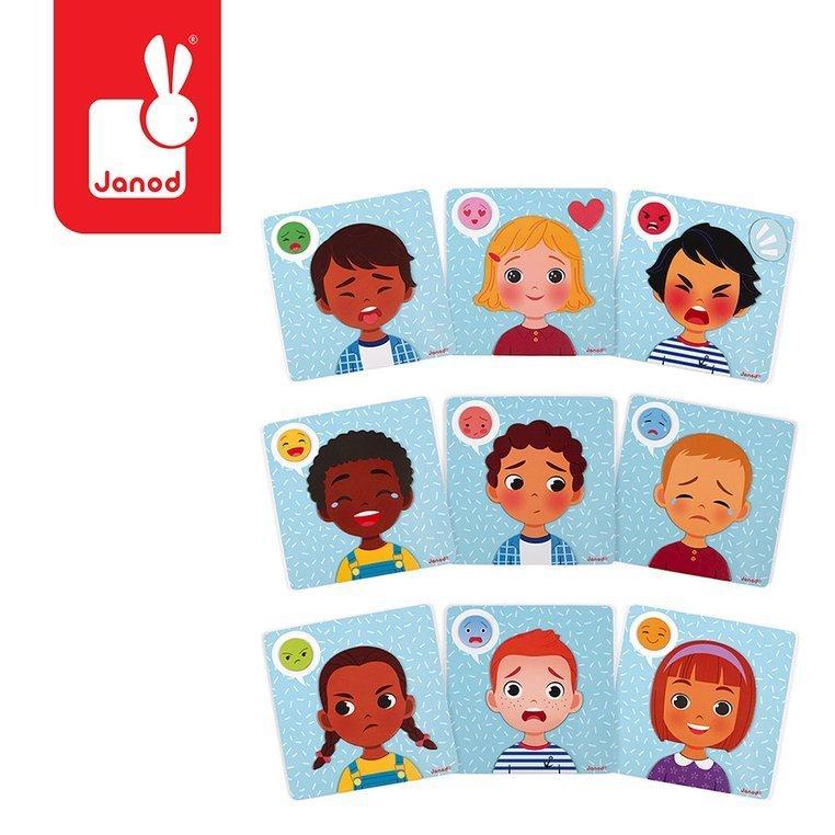 Janod Magnetyczna układanka Emocje - 4kidspoint.pl