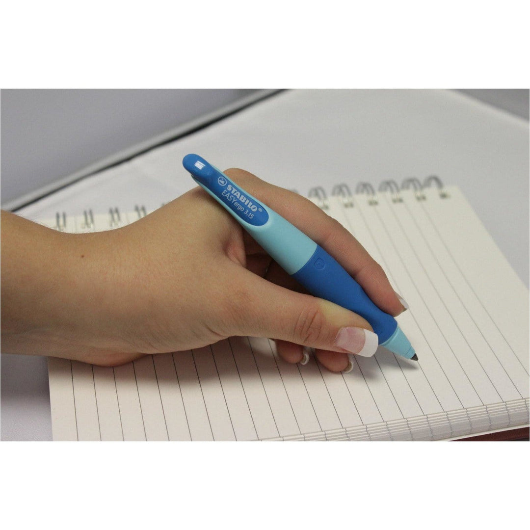 Stabilo Ołówek automatyczny do nauki pisania dla leworęcznych 3,15 niebieski + temperówka