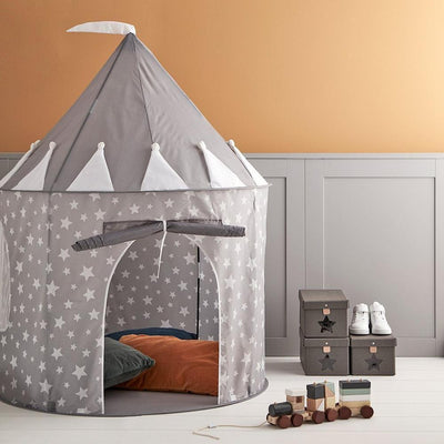 Kids Concept Namiot w Gwiazdki Szary
