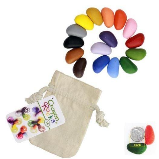 Crayon Rocks Kredki woskowe w bawełnianym woreczku 16 kolorów