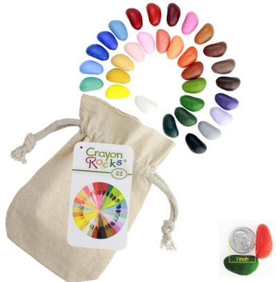 Crayon Rocks Kredki woskowe w bawełnianym woreczku 32 kolory