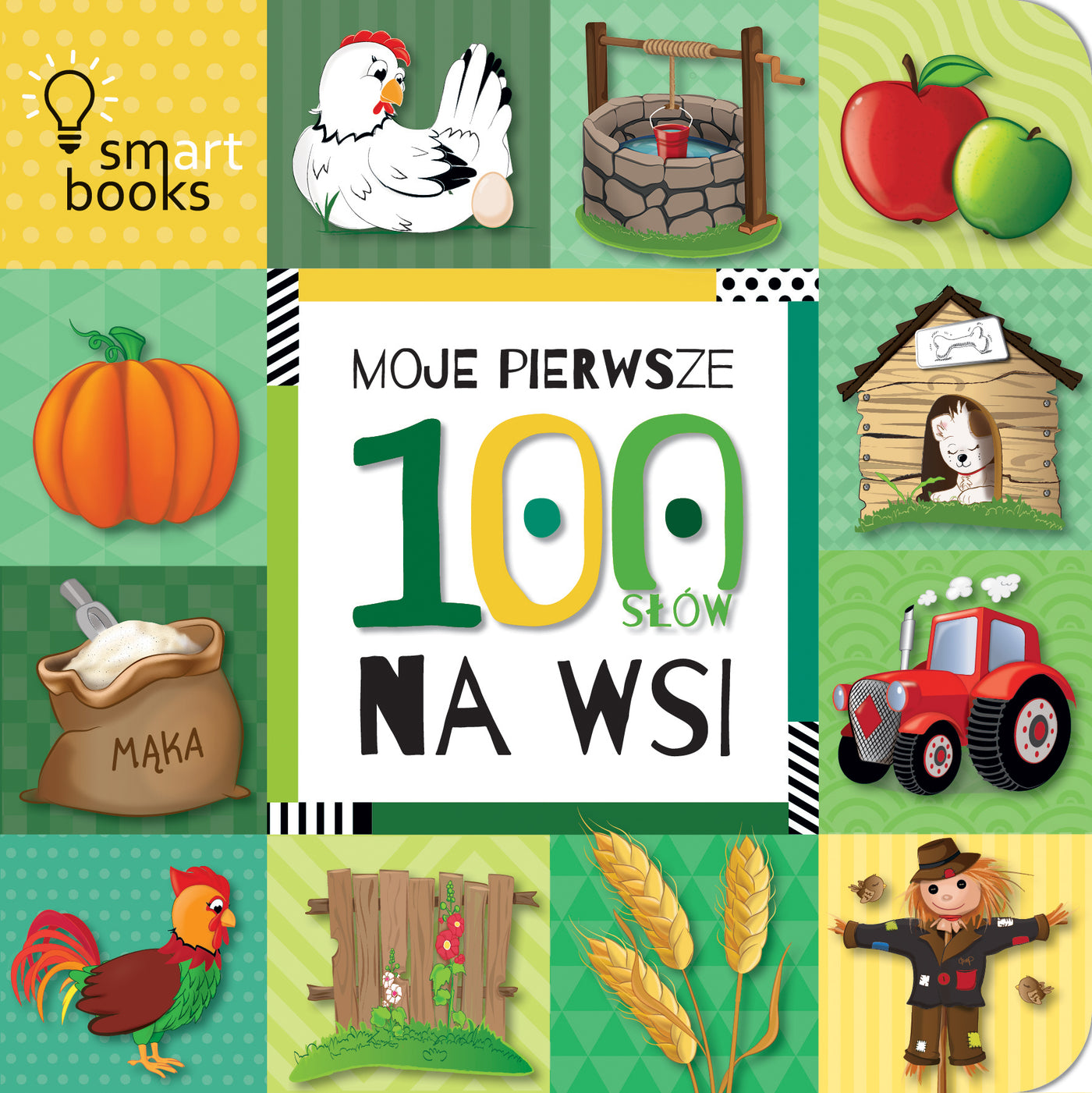 Wydawnictwo Smart Books Moje pierwsze 100 słów Na wsi - 4kidspoint.pl