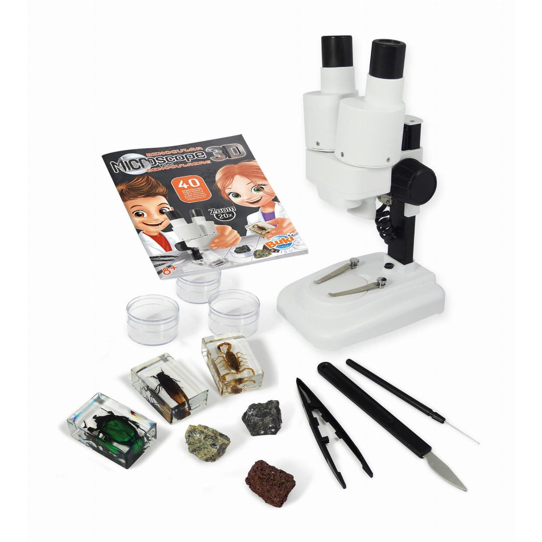 Buki Mikroskop dla dzieci dwuokularowy 40 doświadczeń