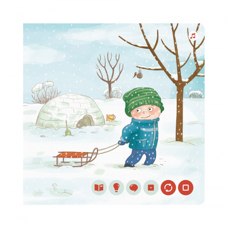 Albi Mini książka dla dziecka Zima