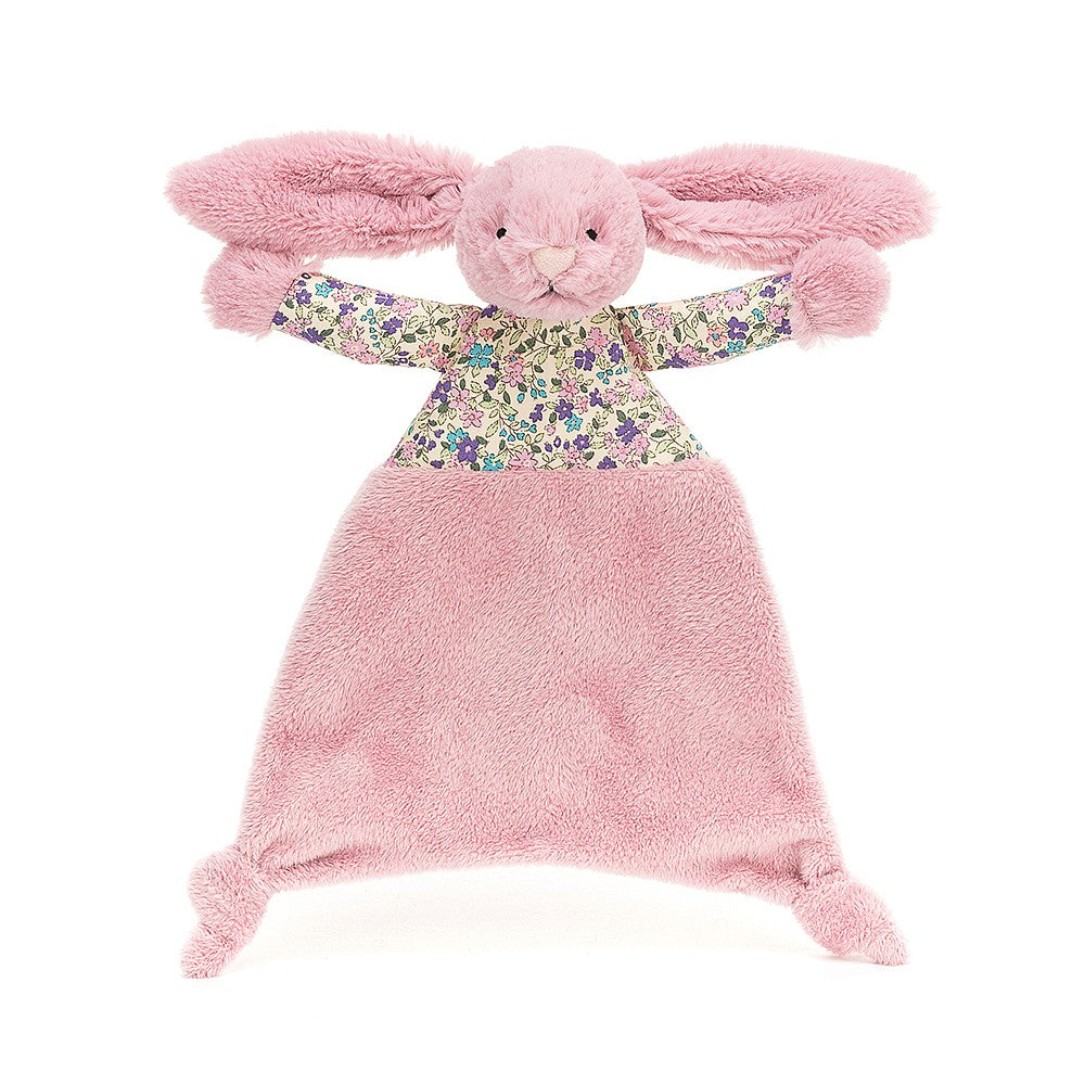 Jellycat Przytulanka kocyk Królik Blossom Tulip Bunny Comforter - 4kidspoint.pl