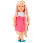 OurGeneration Lalka Hayley 46cm z regulowanymi włosami do stylizacji - 4kidspoint.pl