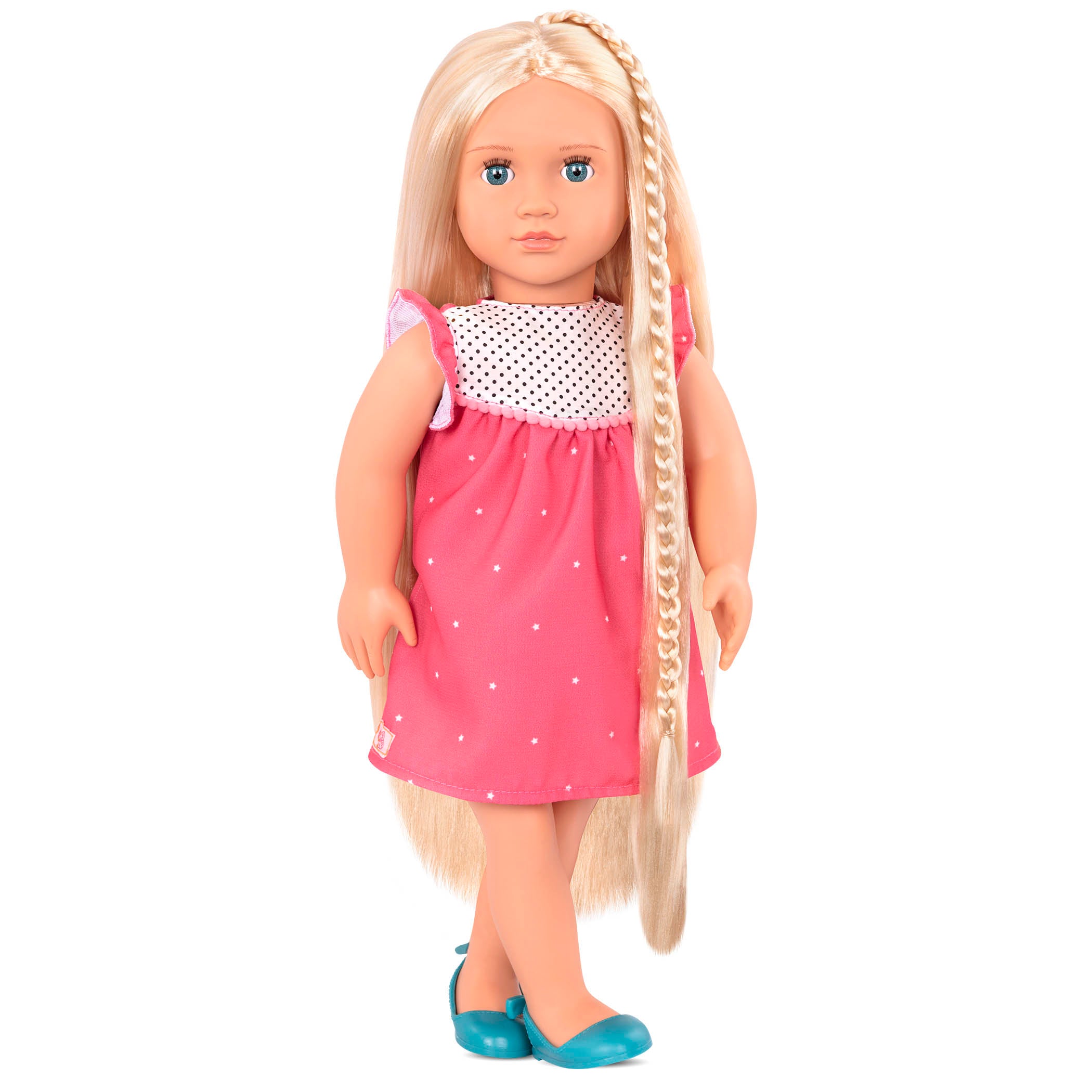 OurGeneration Lalka Hayley 46cm z regulowanymi włosami do stylizacji - 4kidspoint.pl