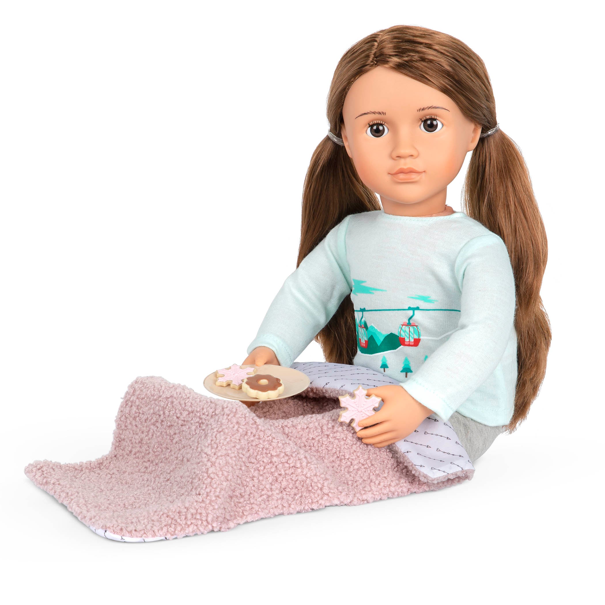 Our Generation Lalka Sandy 46cm w stylizacji zimowej