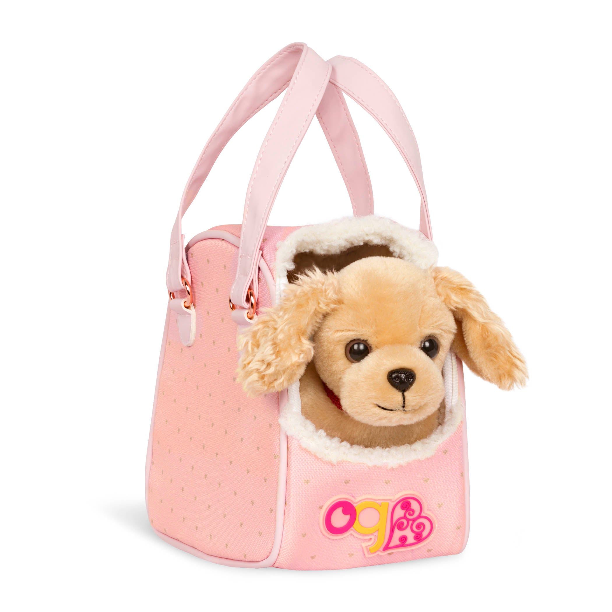OurGeneration Piesek Cocker Spaniel w torebce z akcesoriami tematycznymi - 4kidspoint.pl