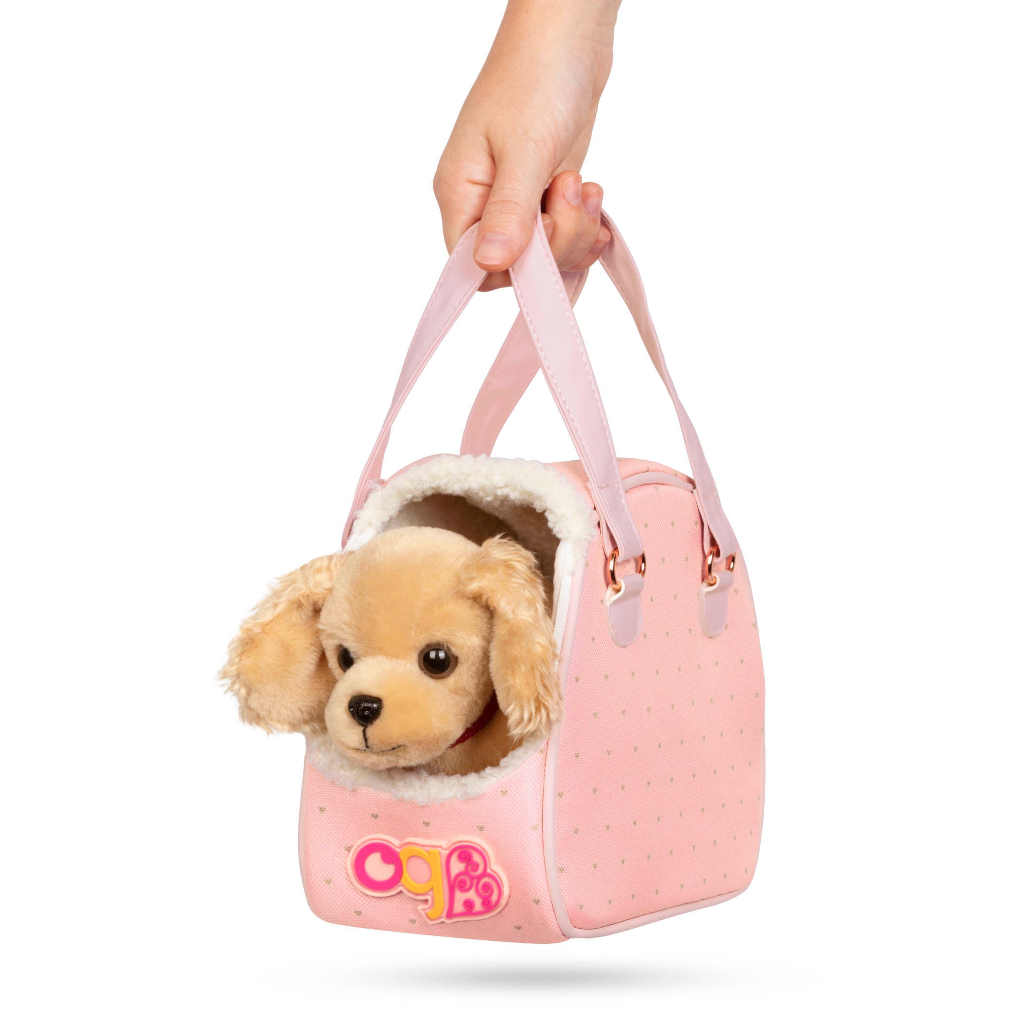 OurGeneration Piesek Cocker Spaniel w torebce z akcesoriami tematycznymi - 4kidspoint.pl