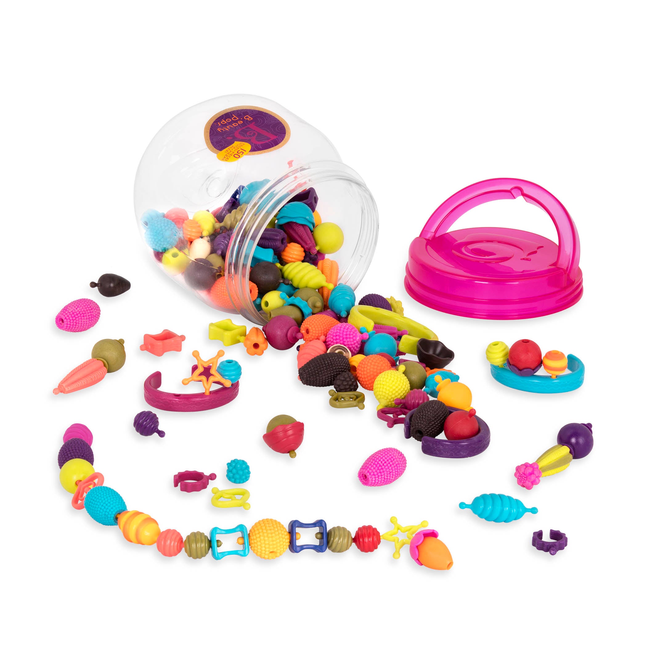 B. Toys Kreatywny zestaw do tworzenia biżuterii 150 szt - 4kidspoint.pl