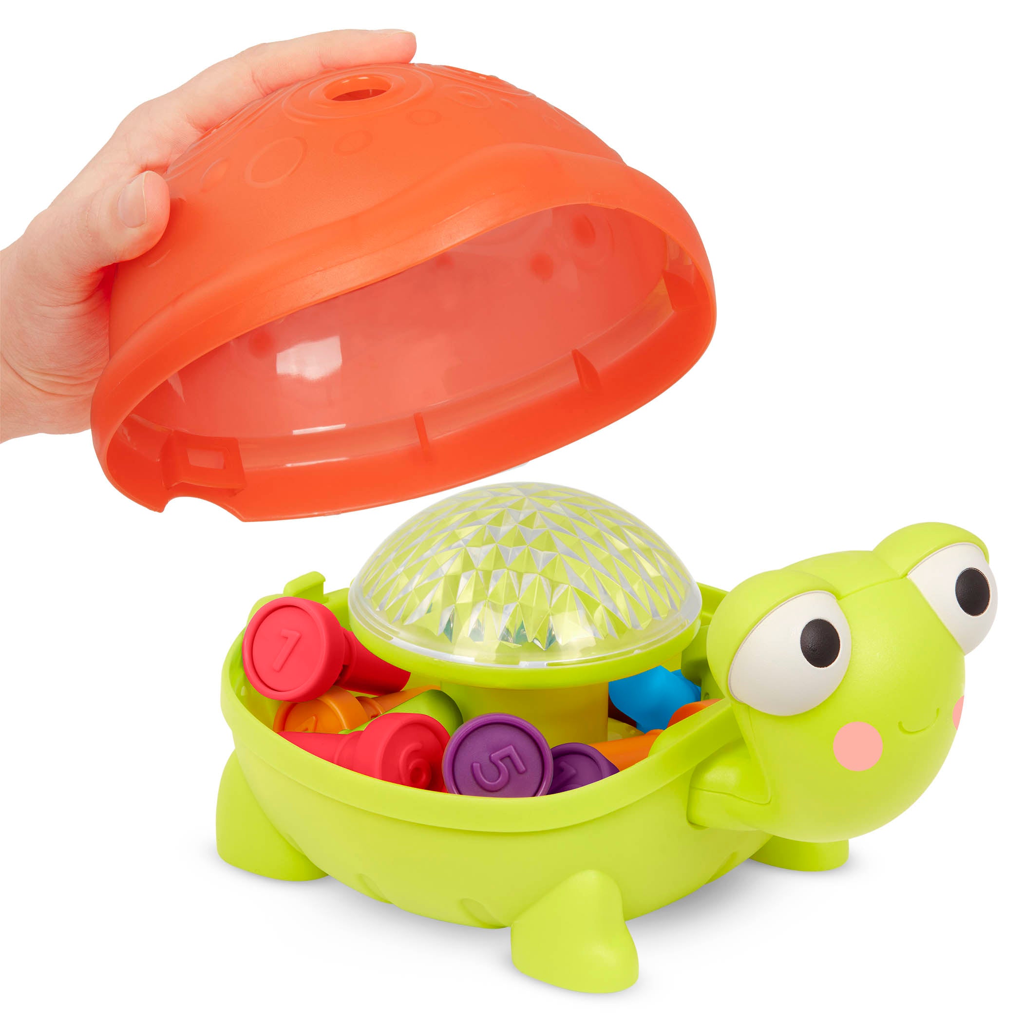 B.Toys Interaktywna zabawka dla dzieci Żółw edukacyjny do nauki liczenia i kolorów - 4kidspoint.pl