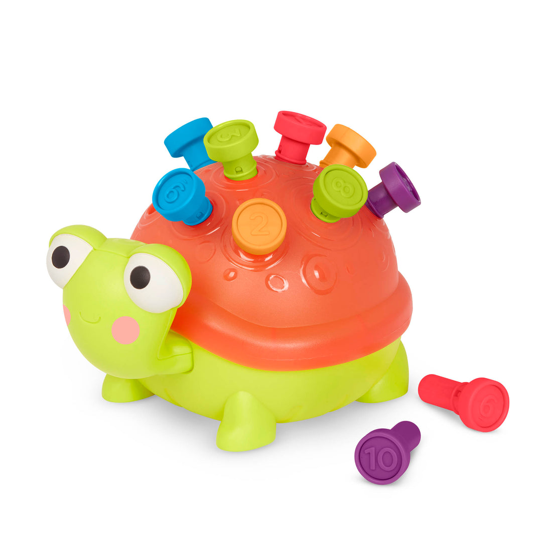 B.Toys Interaktywna zabawka dla dzieci Żółw edukacyjny do nauki liczenia i kolorów - 4kidspoint.pl
