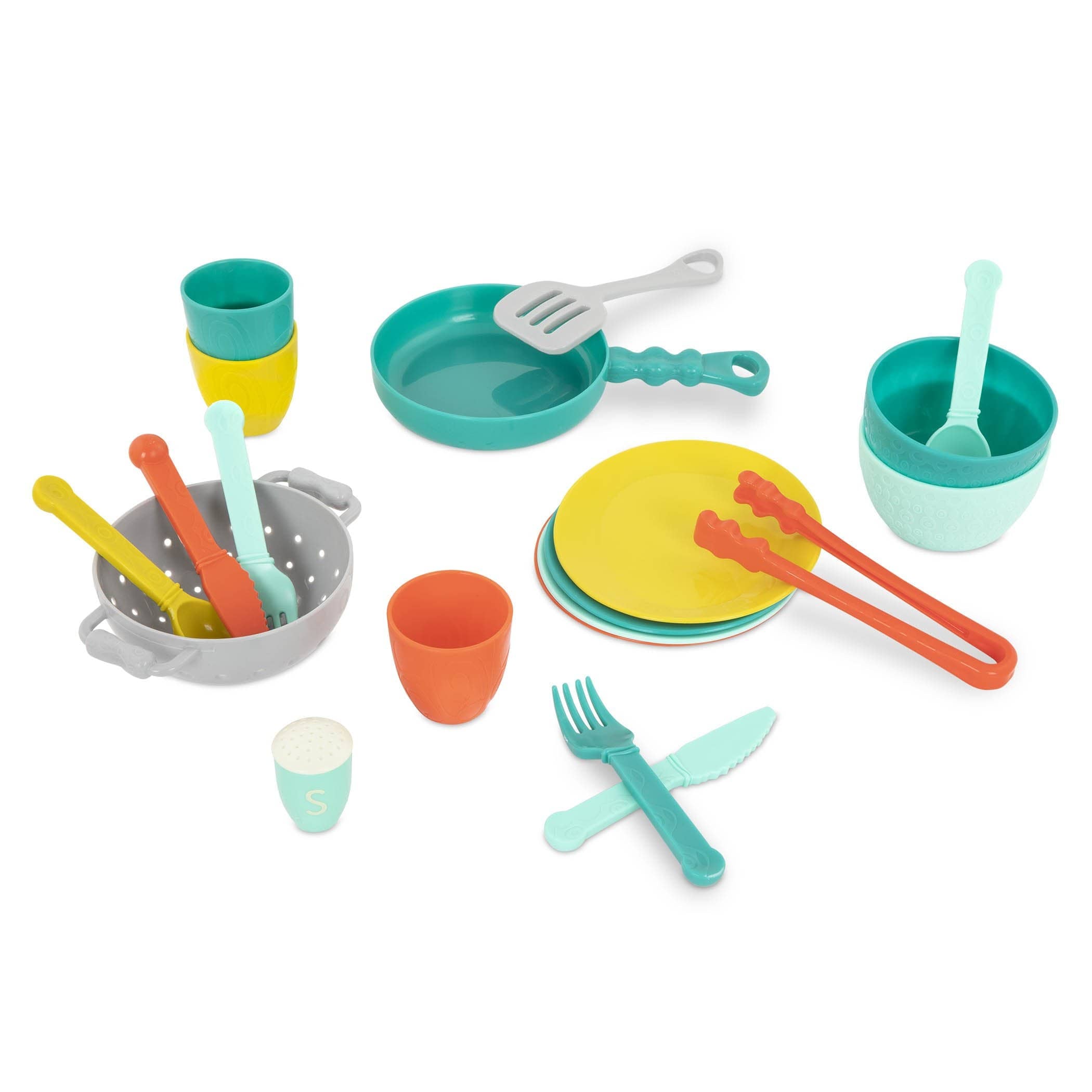 B.Toys Mini Chef Kitchen Set zastawa stołowa i akcesoria kuchenne 3+ - 4kidspoint.pl