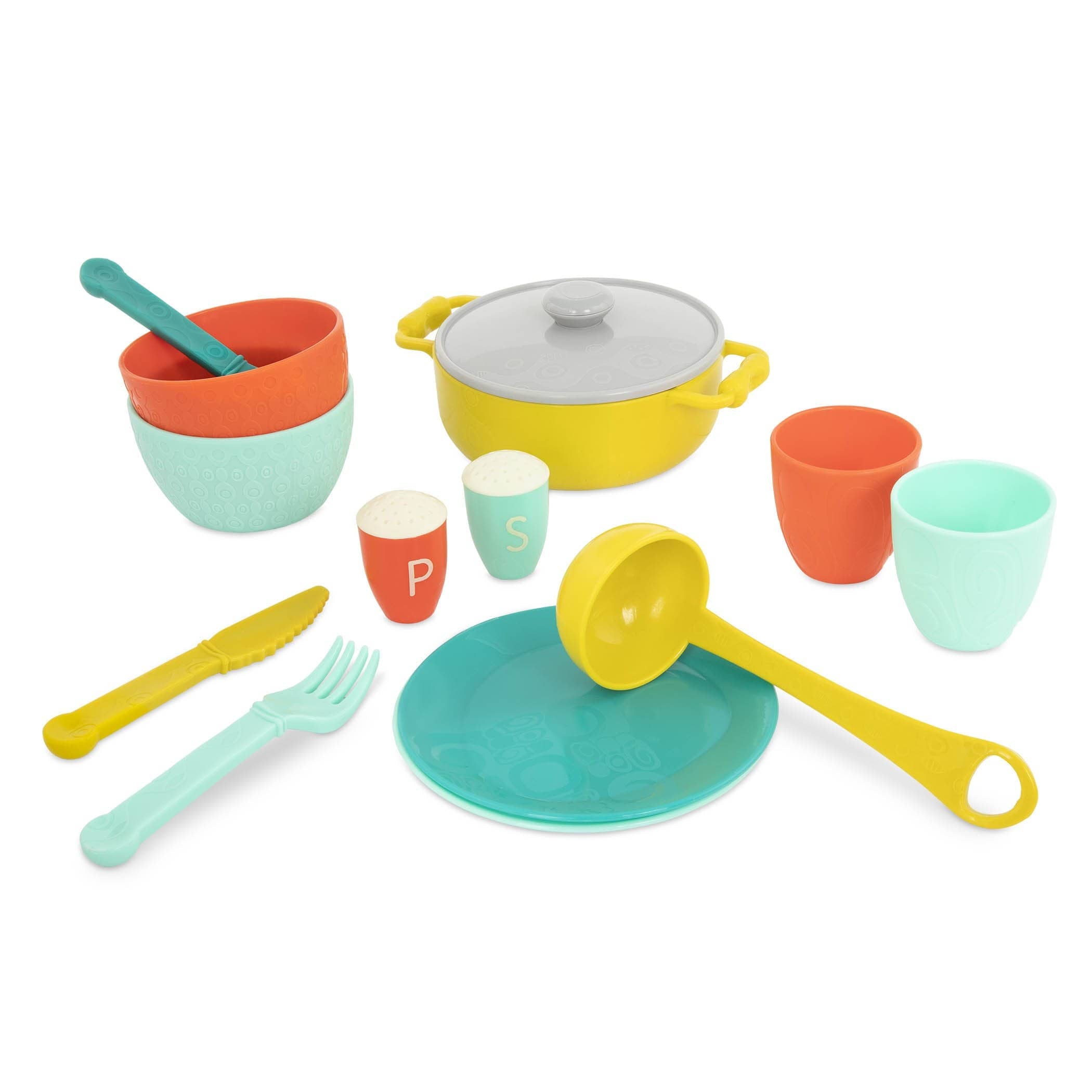 B.Toys Mini Chef Kitchen Set zastawa stołowa i akcesoria kuchenne 3+ - 4kidspoint.pl