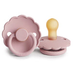 Frigg Smoczek kauczukowy okrągły Daisy Baby Pink 0+ - 4kidspoint.pl