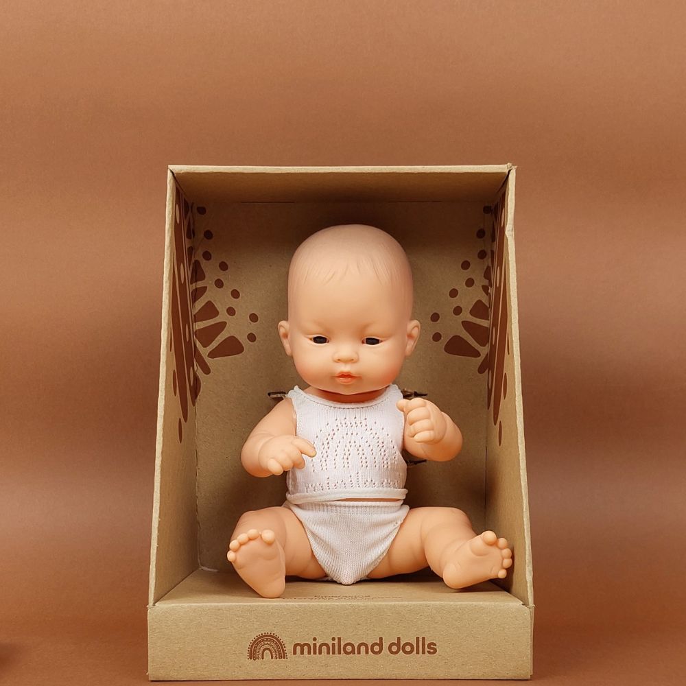 Miniland Lalka dla dzieci Azjata 32cm Baby