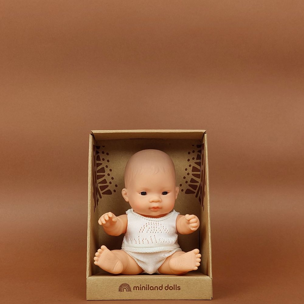 Miniland Lalka chłopiec Azjata 21cm Baby