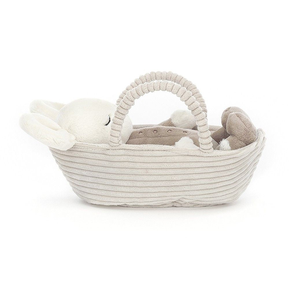 Jellycat Rock-a-Bye Myszka w koszyku 19 x 9 cm