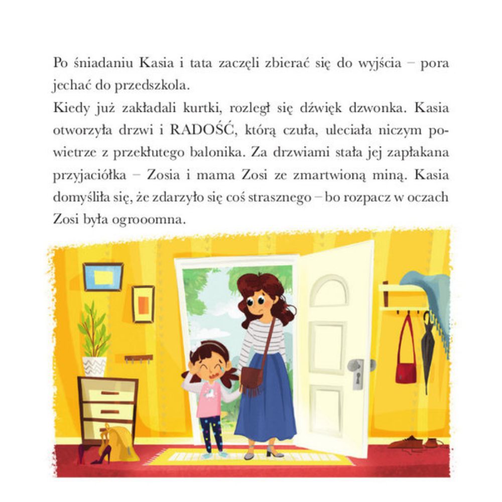 Wydawnictwo Dwukropek Książka dla dzieci Moc uczuć Radość