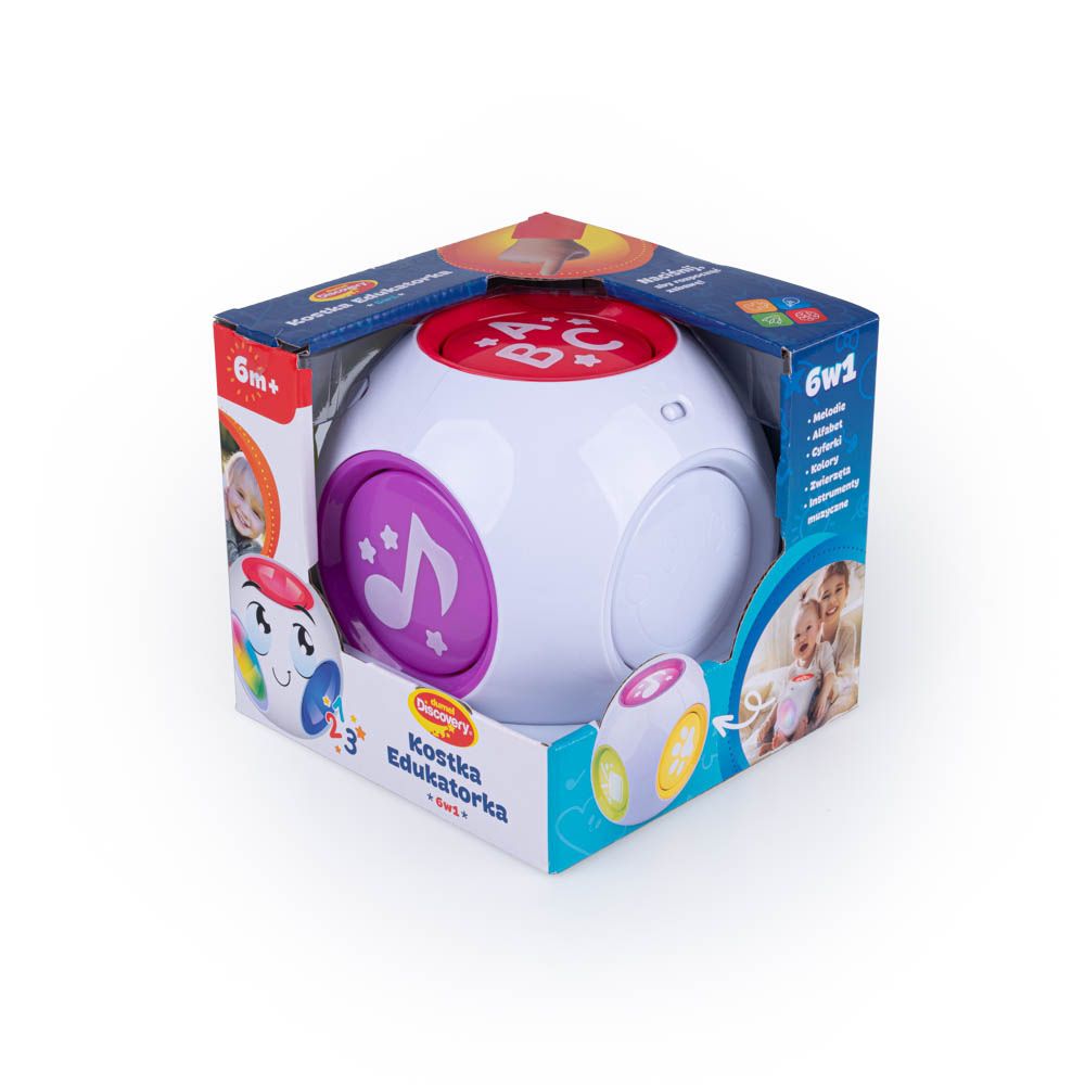 Dumel Discovery Kostka edukacyjna Edukatorka 6 w 1