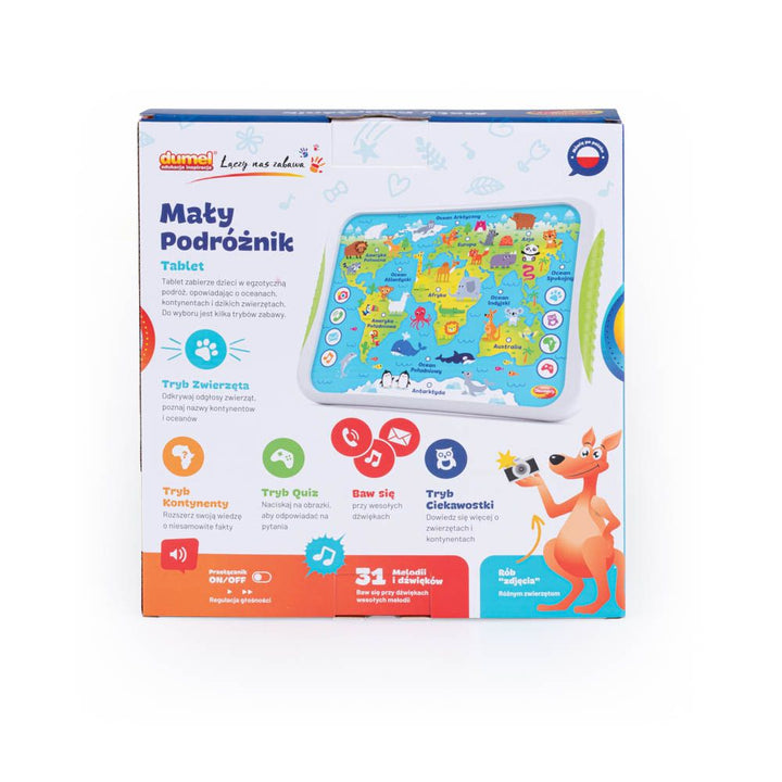 Dumel Discovery Tablet edukacyjny dla dzieci Mały Podróżnik