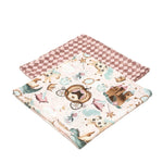 La Millou Pieluszki bambusowe 2 pak Princess & Princess Chessboard