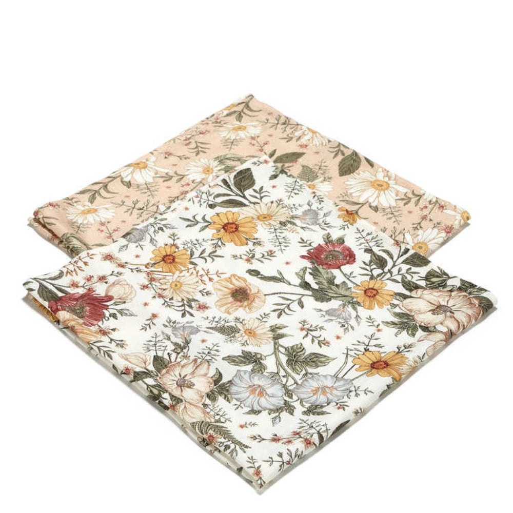 La Millou Pieluszki bambusowe 2 pak Romantic Soul & Vintage Meadow