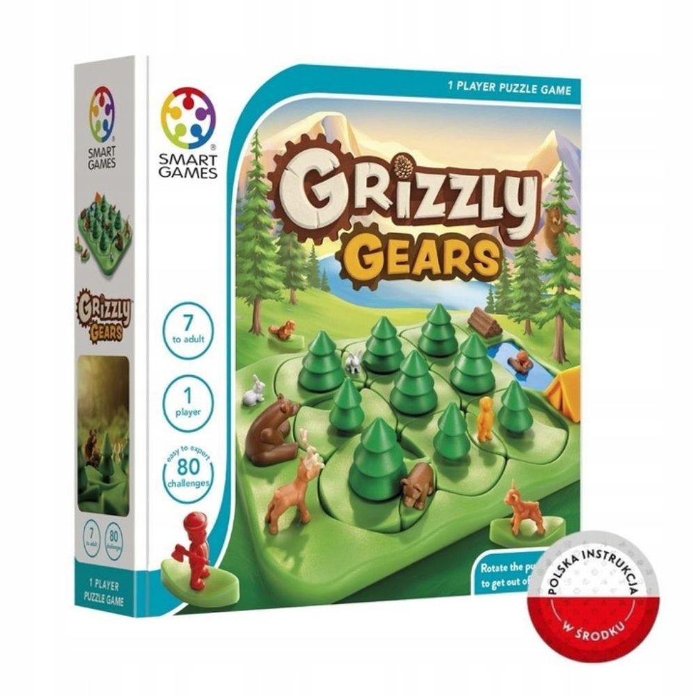 Smart Games gra logiczna dla dzieci Grizzly Gears