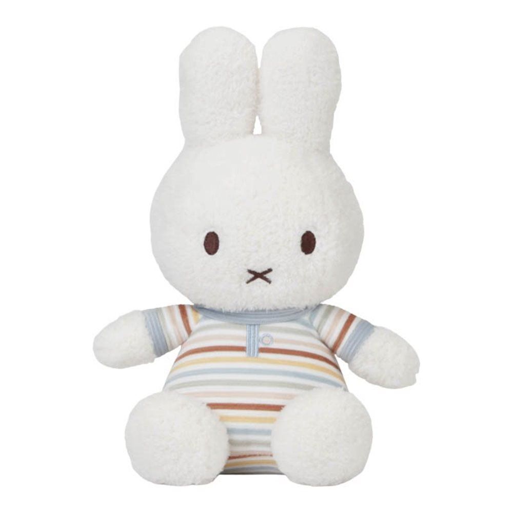 Little Dutch Maskotka Przytulanka Biały Króliczek Miffy 35 cm Vintage Sunny Stripes
