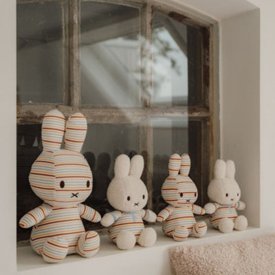 Little Dutch Maskotka Przytulanka Biały Króliczek Miffy 25cm Vintage Sunny Stripes