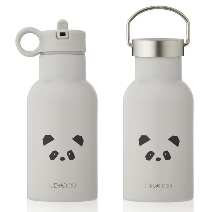 Liewood Butelka termiczna dla dzieci Panda light grey 350 ml