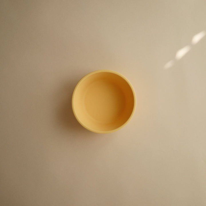 Mushie silikonowa miseczka z przyssawką Pale Daffodil